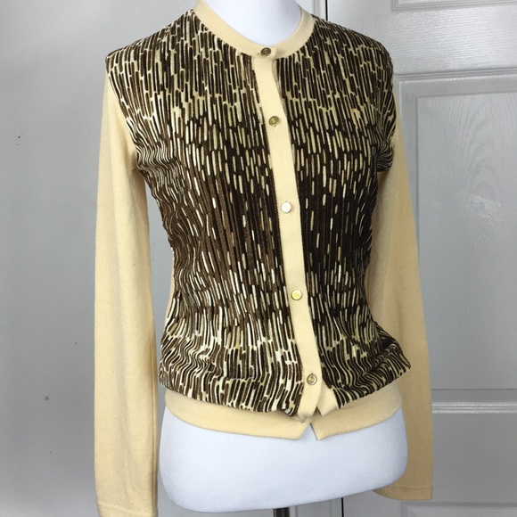Vintage Style Cardigan 1960s Vibe Sz Small - Picture 9 of 9